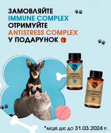 Даруємо IMMUNE COMPLEX при покупці ANTISTRESS COMPLEX